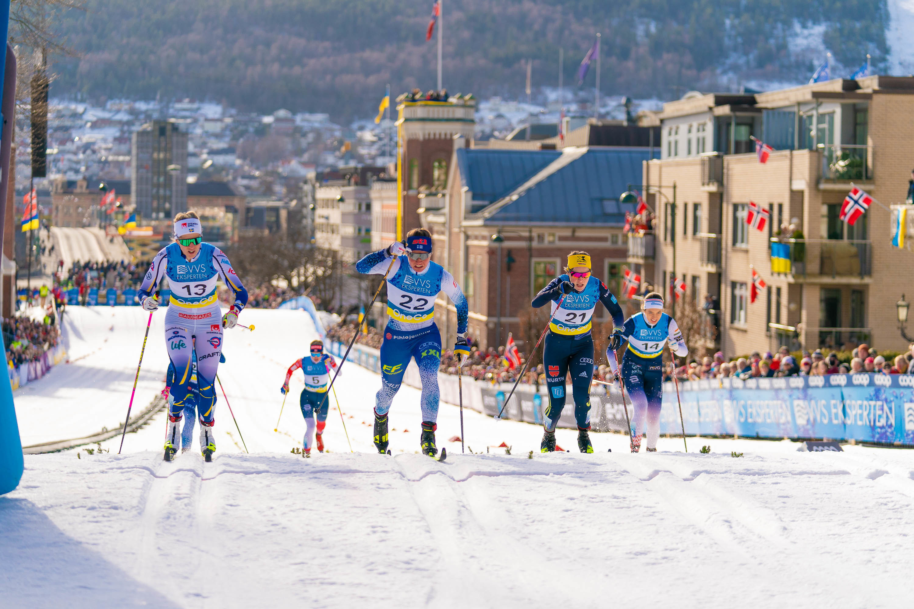 Skisprinten i Drammen 14. mars 2023
