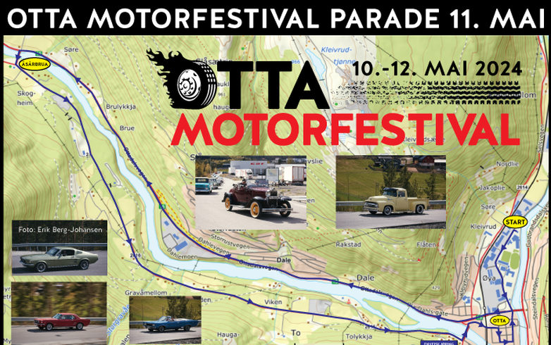 Otta Motorfestival parade