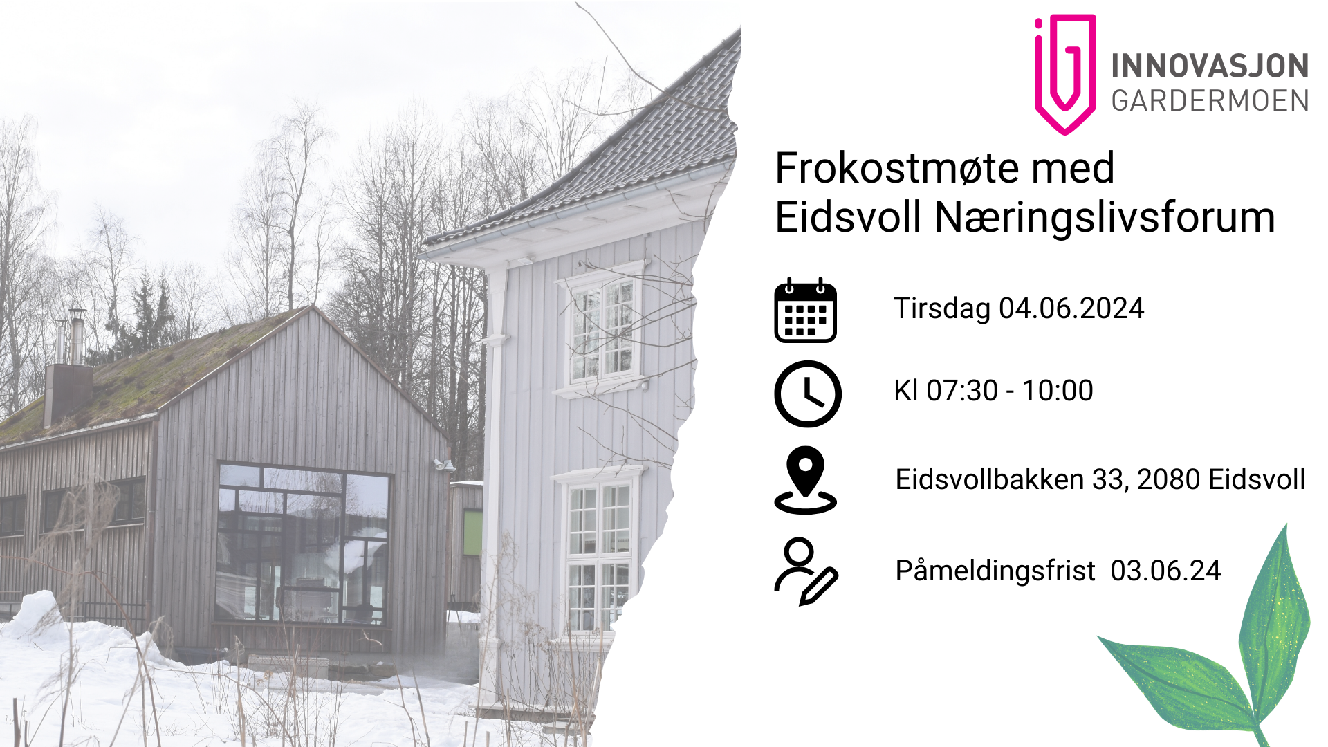 Frokostmøte med Eidsvoll Næringslivsforum