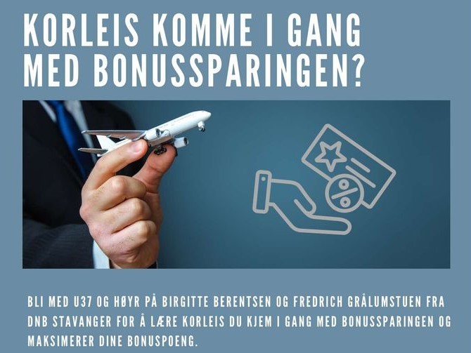 U37 - Korleis komme i gang med bonussparinga?