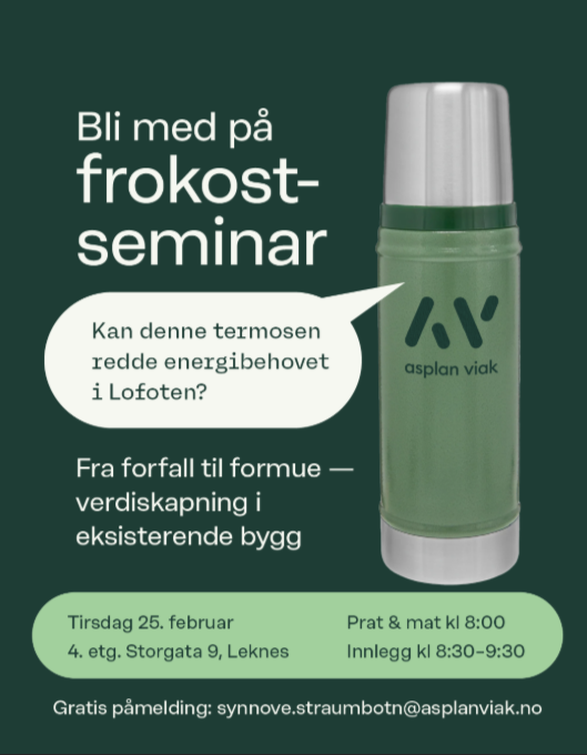 Frokostmøte - Kan en termos redde energibehovet i Lofoten? 