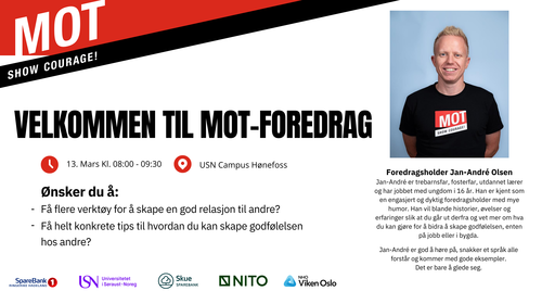 Waterhole Ringerike - Velkommen til MOT-foredrag