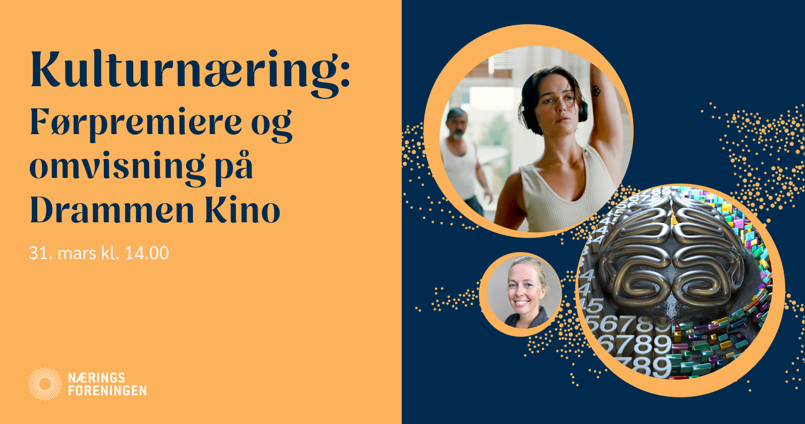 Kulturnæring: Førpremiere og omvisning på Drammen Kino