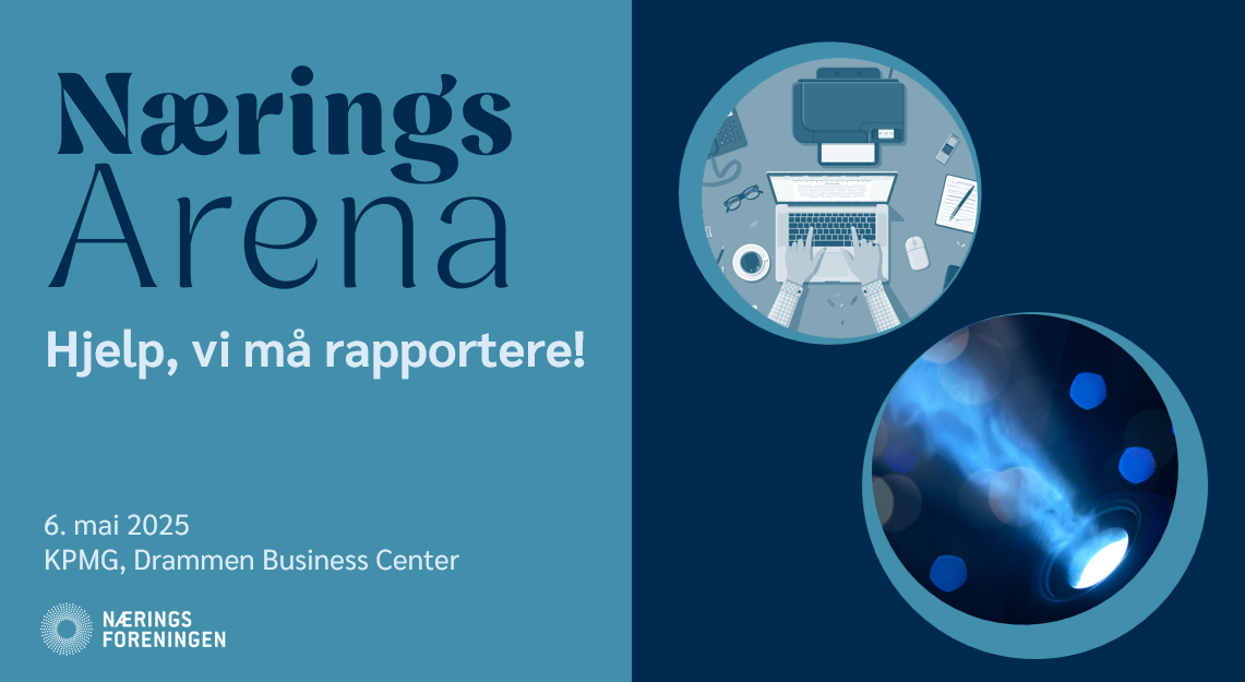NæringsArena: Hjelp, vi må rapportere!