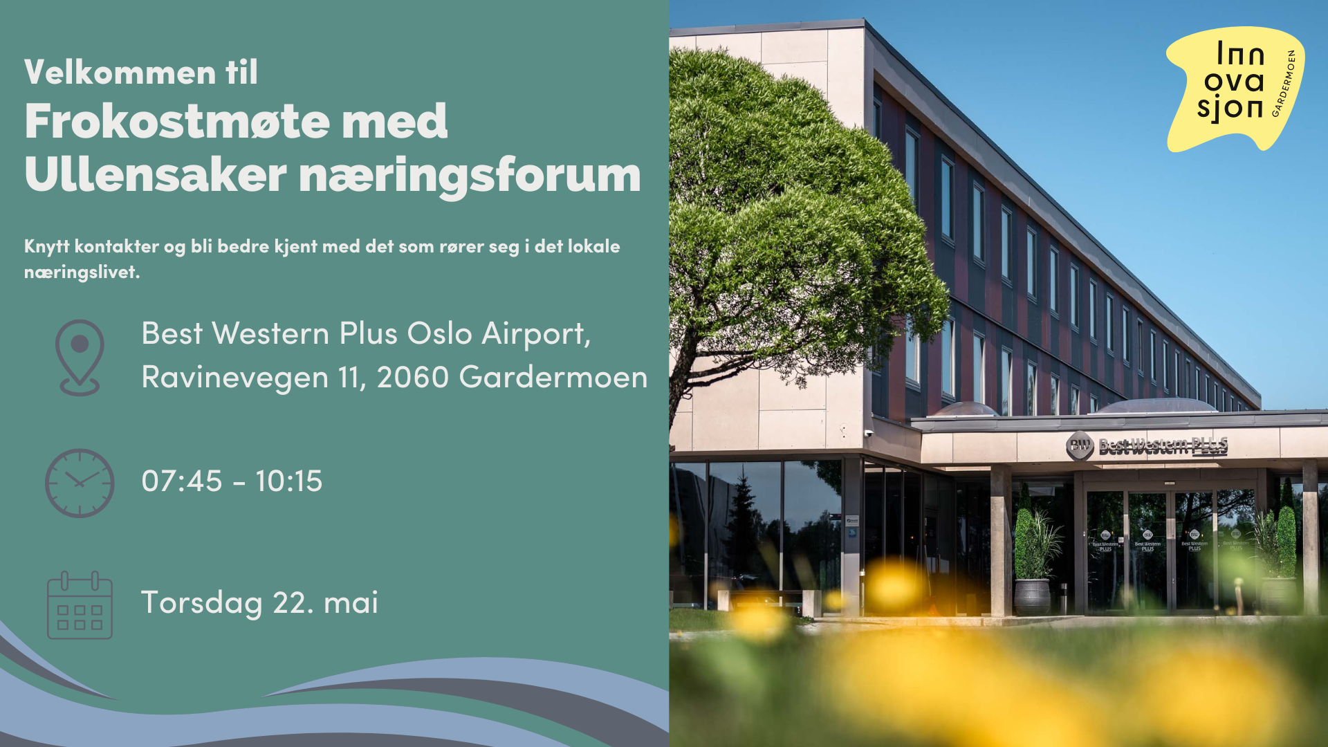Frokostmøte med Ullensaker næringsforum