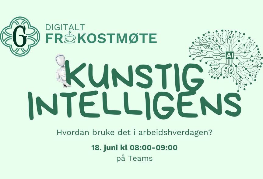 Digitalt frokostmøte om KUNSTIG INTELLIGENS