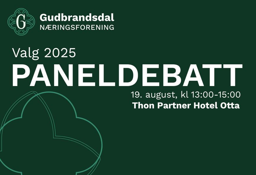 VALG 2025: Paneldebatt Gudbrandsdalen