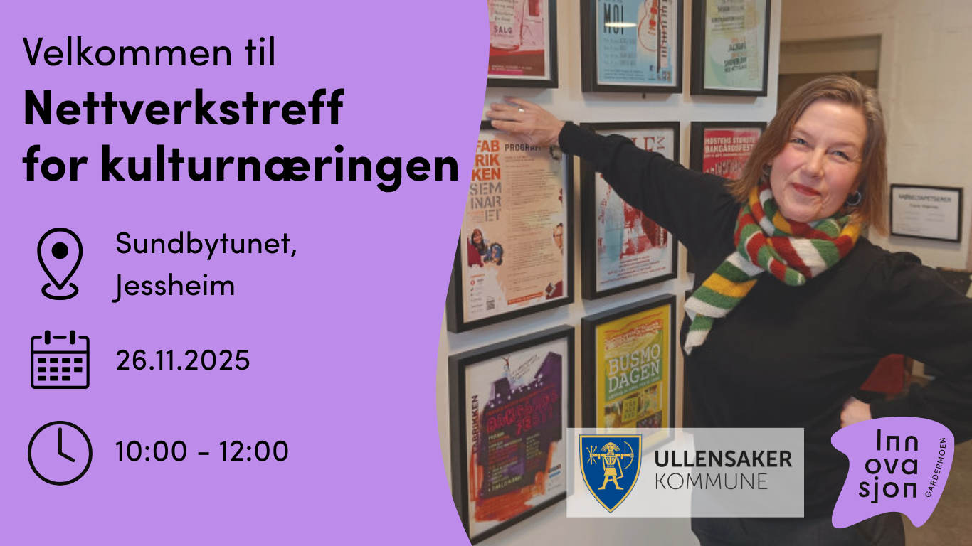 Nettverksmøte for kulturnæring