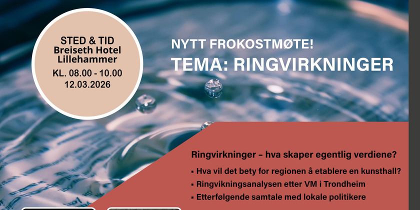 Frokostmøte Lillehammer Næringsforening - Ringvirkninger
