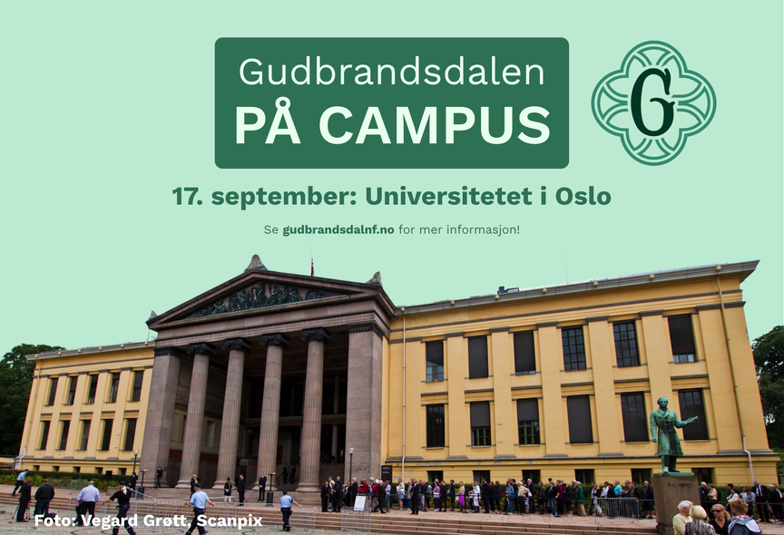 Gudbrandsdalen på campus: Universitetet i Oslo!